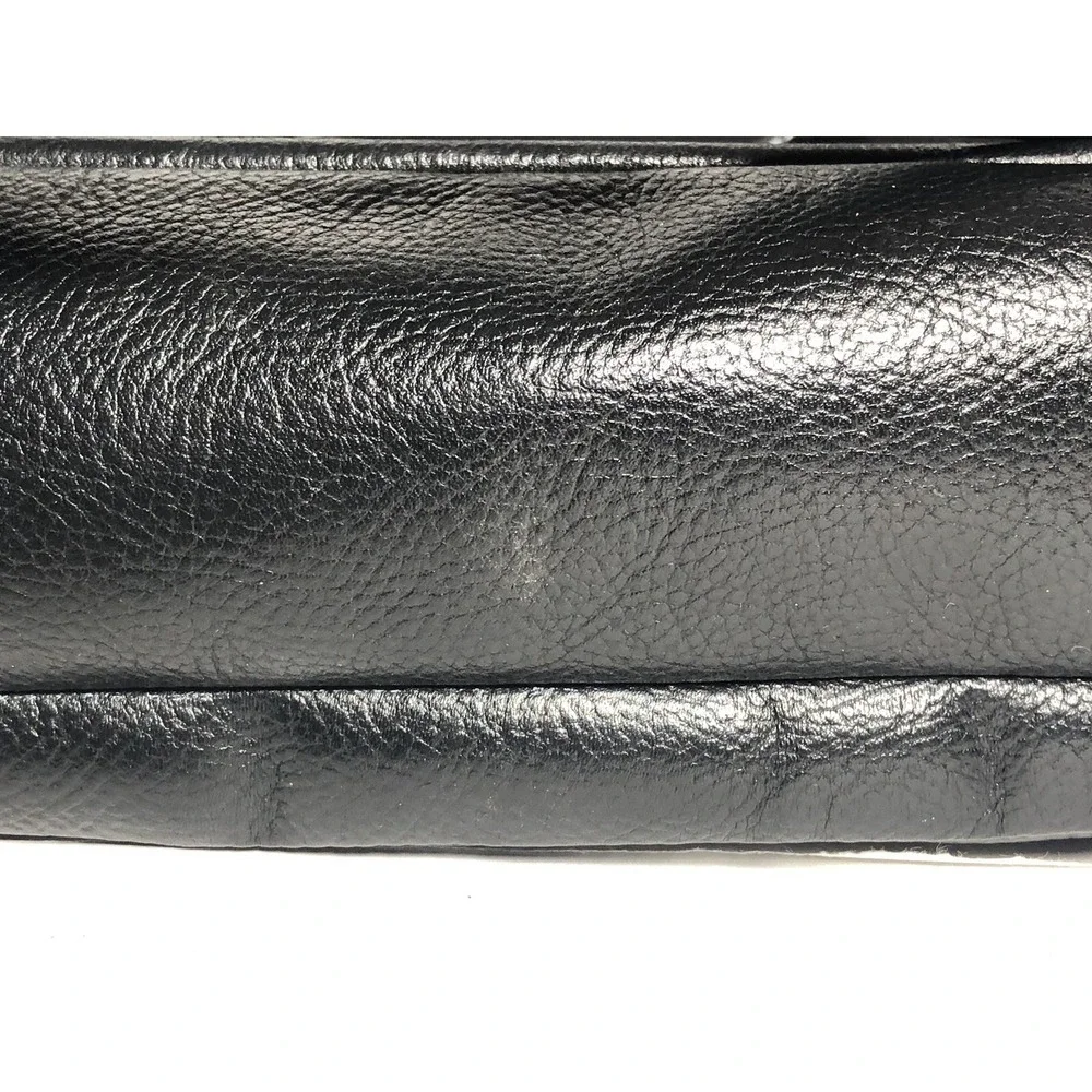 Fossil Amelia Black Leather Convertible Backpack‎ Bag DAMAGED
